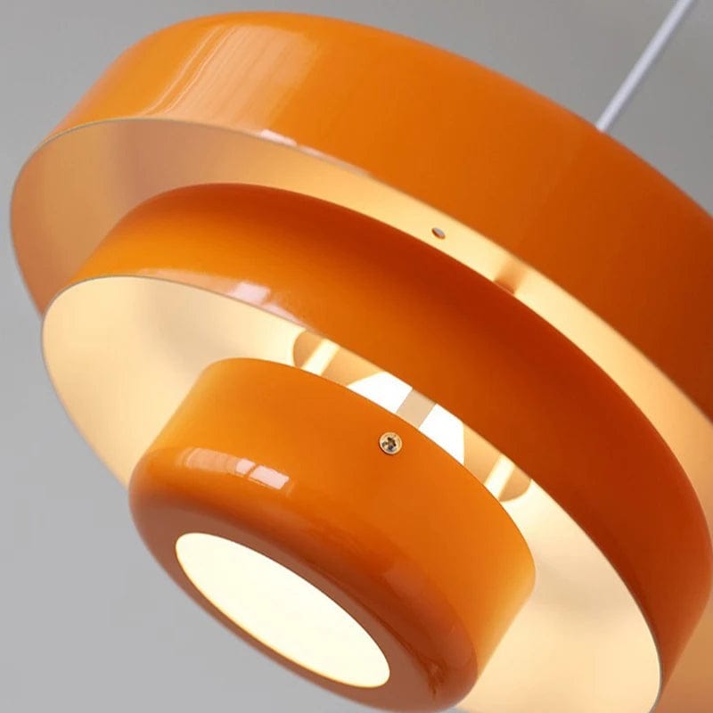 Plafonnier vintage orange