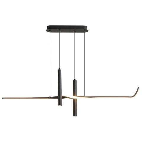 plafonnier plan noir design architecte