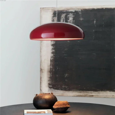 plafonnier rouge