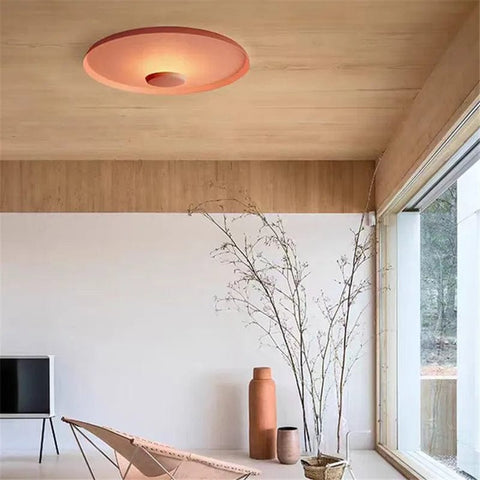 plafonnier rouge design