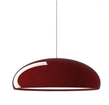 plafonnier rouge salon