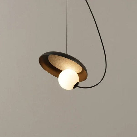plafonnier salon moderne marron