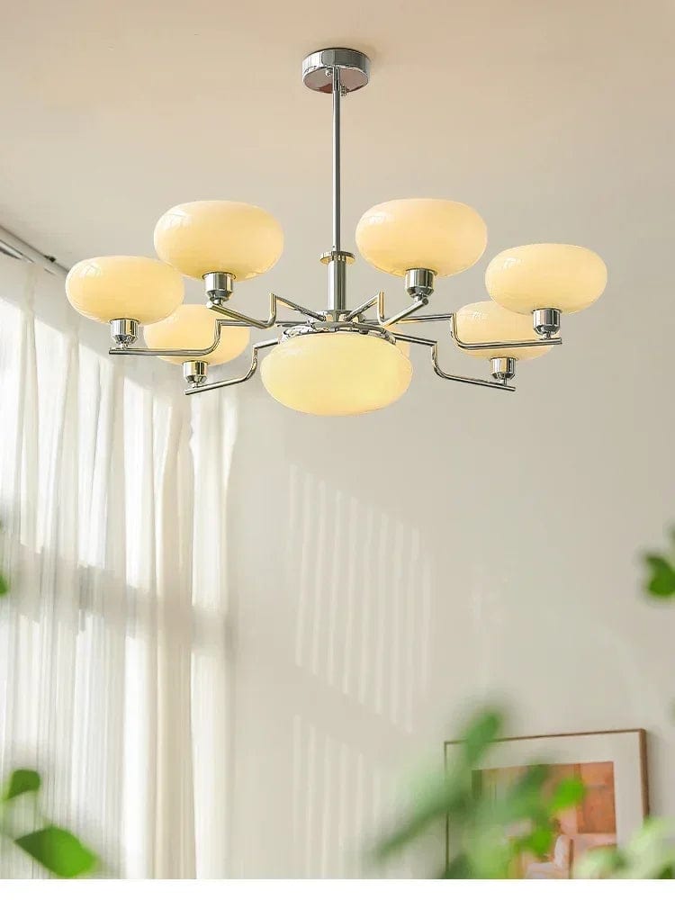 plafonnier verre vintage salon