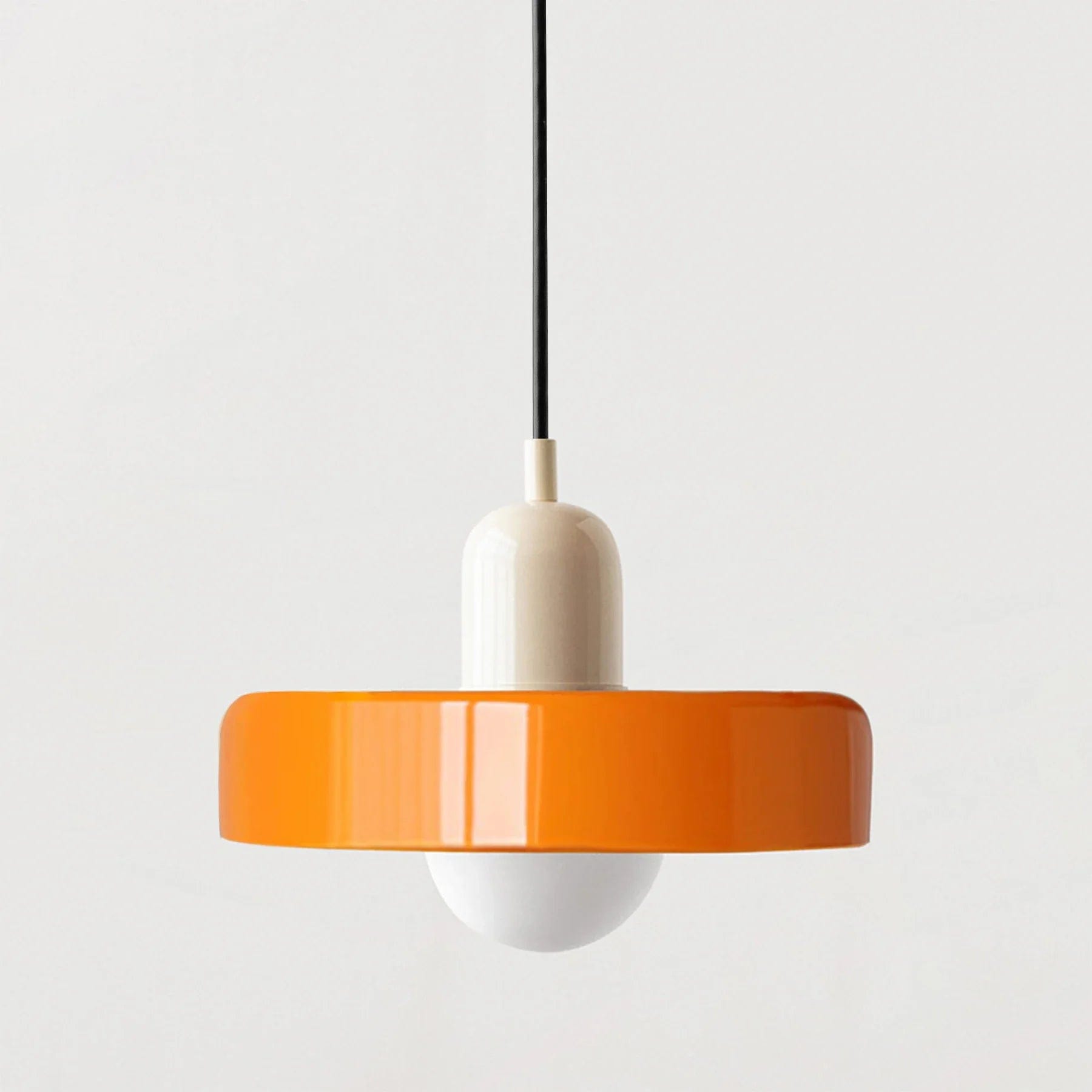 Plafonnier vintage orange