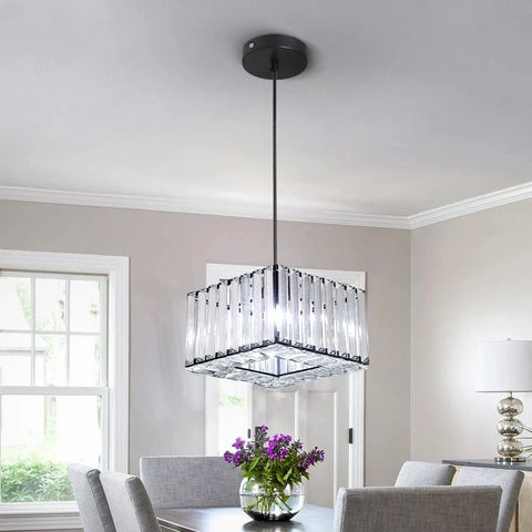 plafonniers cristaux modernes