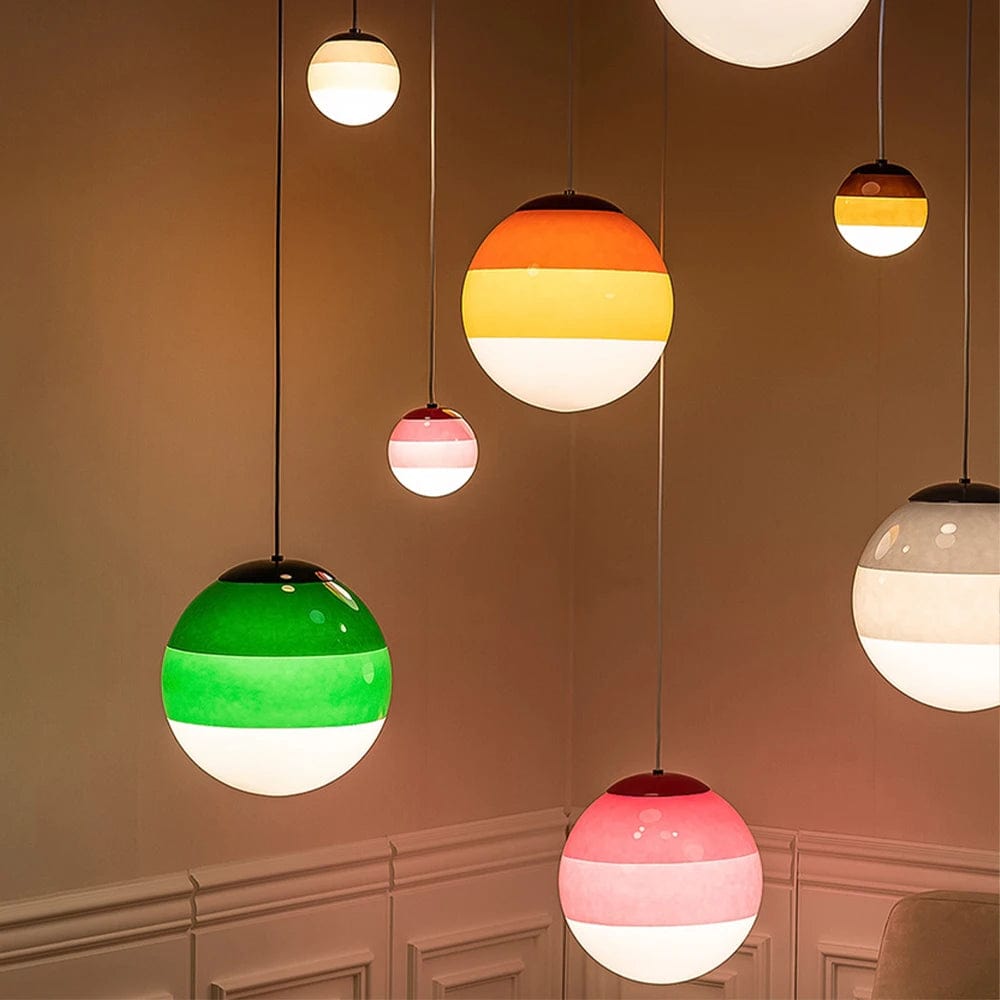 plafonnier en verre