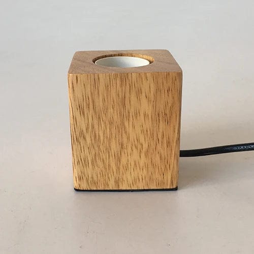 lampe de chevet en bois 