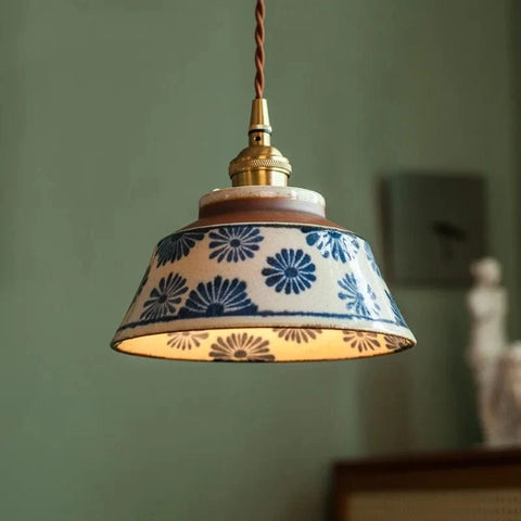 suspension ceramique vintage
