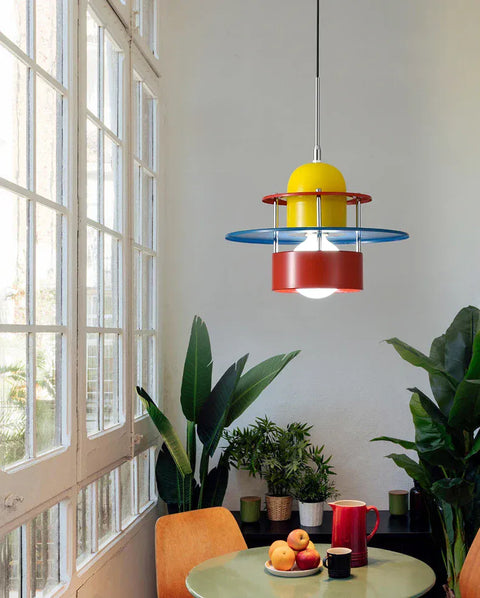 suspension lumineuse colore