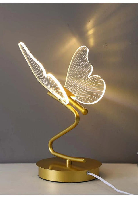 une lampe papillon